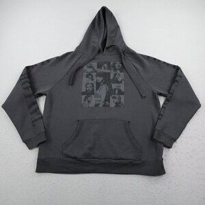 Taylor Swift Hoodie Womens Large Gray The Eras Tour Pullover Concert Sweatshirt